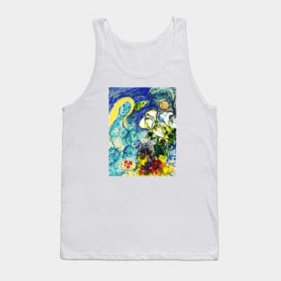 The Vase and the Woman by Marc Chagall Wall Tank Top